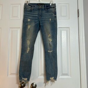Express Distressed Jeggings
